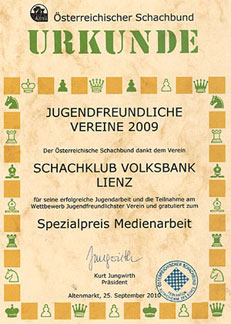 Urkunde 2009
