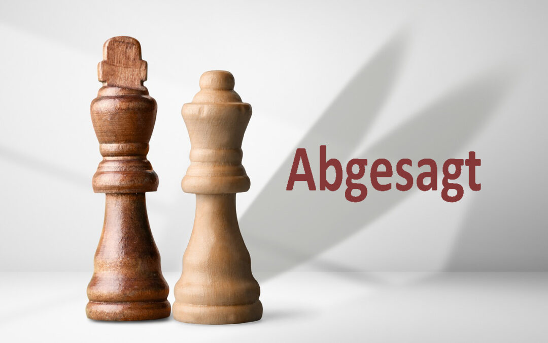 Spielabsage