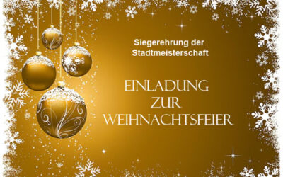 Einladung zur Weihnachtsfeier