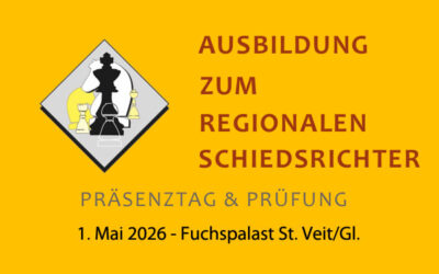 Ausbildung zum regionalen Schiedsrichter